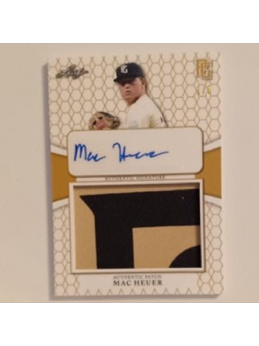 Mac Heuer  1/6 Authentic Signature Relic Leaf 2022